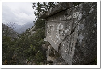 Termessos tombs in one of the necropolis