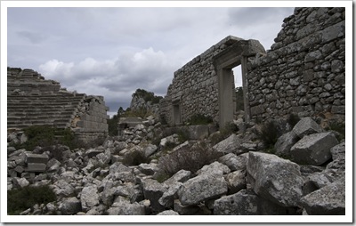The Termessos amphitheater