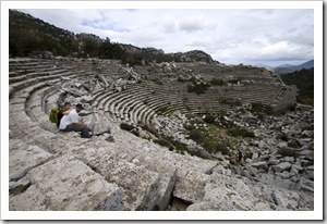 The Termessos amphitheater