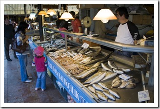 Fethiye's fish market
