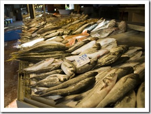 Fethiye's fish market