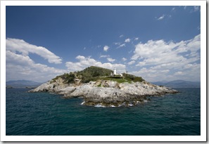 Tersane Island and its lighthouse