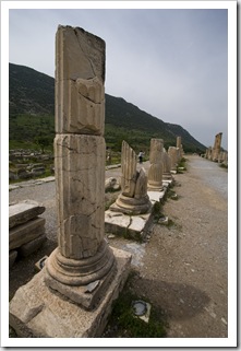 Colonnaded street at Ephesus