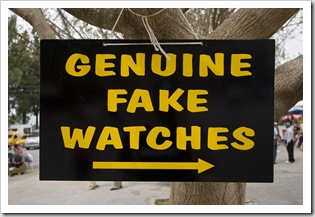 Genuine fake watches?