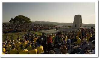 The Australian service at Lone Pine