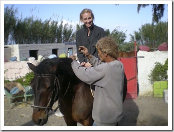 Andrea and her horse