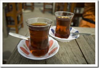 Turkish tea: chai