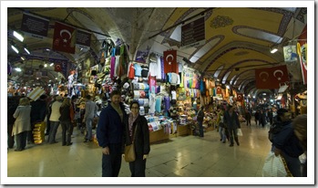 ET and Sally in the Grand Bazaar