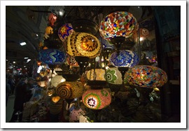 Turkish lamps in the Grand Bazaar