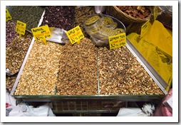 Herbal teas in the Spice Bazaar