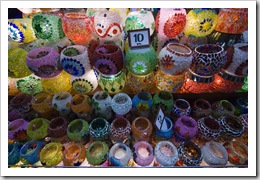 Turkish lamps in the Spice Bazaar