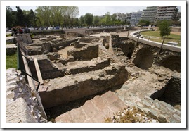 A Roman Agora in downtown Thessaloniki