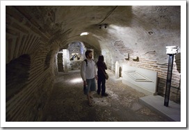 The crypt underneath the Church of Agios Dimitrios