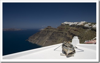 Firostefani and Imerovigli in the distance