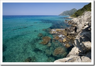 Looking north along the coast from Pelekas Beach