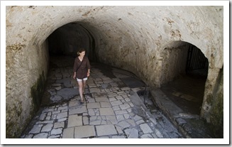 Lisa in Palaio Frourio (Venetian fortress) in Kerkyra Town