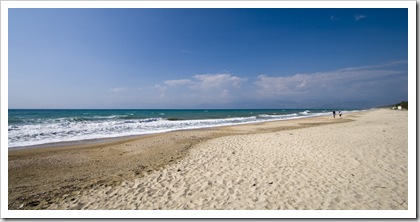 Almiros Beach on Kerkyra's north coast