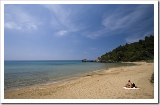 Pelekas Beach below our hotel (Rolling Stone)