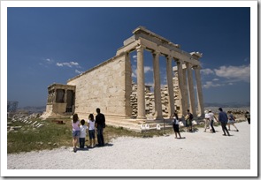 The Erechtheion in the Acropolis