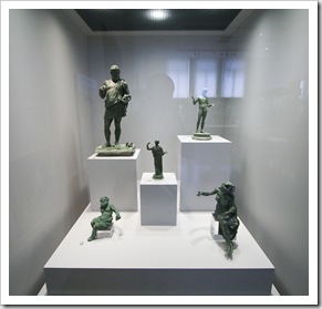 Bronze statues in the National Archaelogical Museum