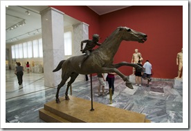 Bronze statue in the National Archaelogical Museum