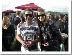 Todd and Lisa at the McLaren Vale Sea and Vines Festival