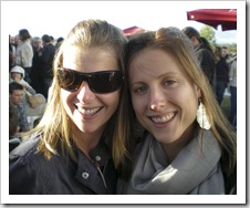 Lisa and Ali at the McLaren Vale Sea and Vines Festival