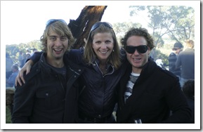 Tim, Lisa and Todd at the McLaren Vale Sea and Vines Festival