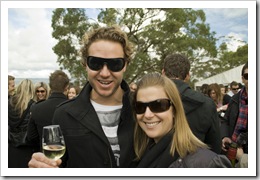 Todd and Lisa at the McLaren Vale Sea and Vines Festival