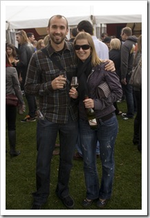 Sam and Lisa at the McLaren Vale Sea and Vines Festival