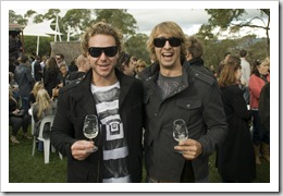 Todd and Tim at the McLaren Vale Sea and Vines Festival