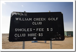 William Creek golf