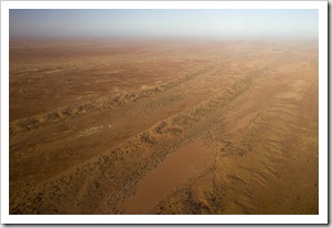The Outback from the air in-between William Creek and Lake Eyre