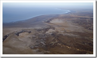 Lake Eyre's Bell Bay (the lowest point in Australia at 15 meters below sea level)