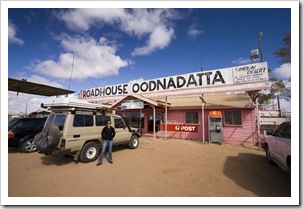 Oodnadatta's famous Pink Roadhouse