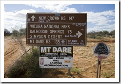 Off the Oodnadatta Track into Witjira National Park