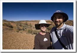 A self-portrait at the Henbury meteorite crater