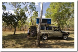 Our campsite in Nitmiluk National Park