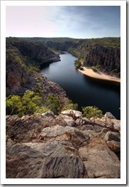 Katherine Gorge's first gorge from Pat's Lookout