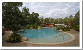 The pool at the campground in Nitmiluk National Park