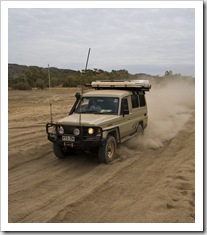 Some of the bulldust on the route between the highway and Purnululu National Park