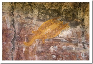 Aboriginal art at Ubirr