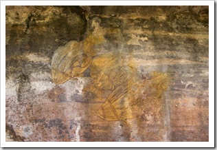 Aboriginal art at Ubirr