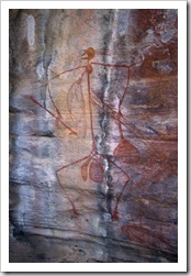Aboriginal art at Ubirr