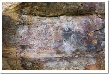 Aboriginal art at Ubirr