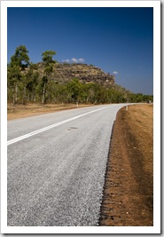 The Arnhem Land escarpment alongside the road between Ubirr and Jabiru