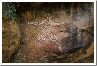 Aboriginal art at Anbangbang