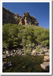 The hike into Jim Jim Falls