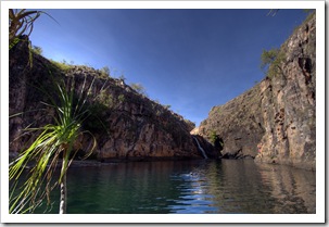 The swimming hole and waterfall at Maguk