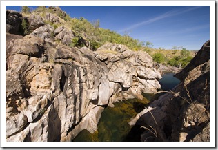 One of the swimming holes at the top of Gunlom waterfall